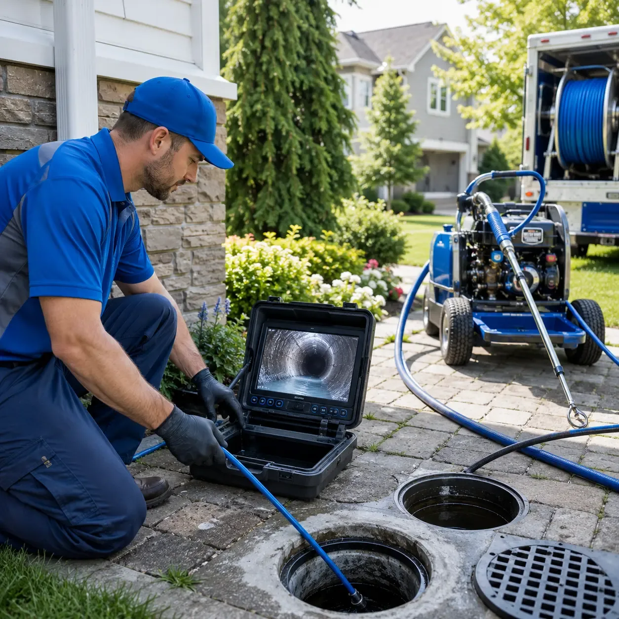 Outdoor drain cleaning professionals serving New Zion, SC