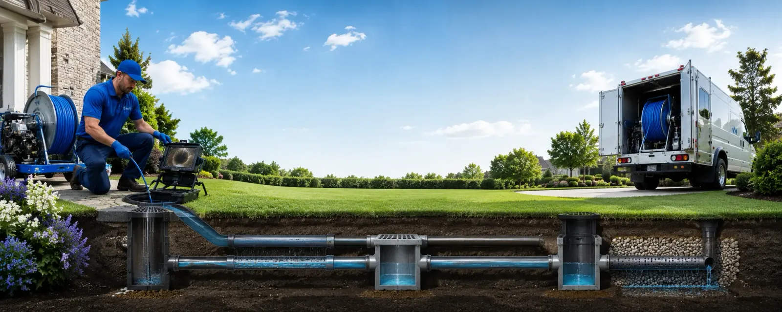 Outdoor drain cleaning information for New Zion, SC